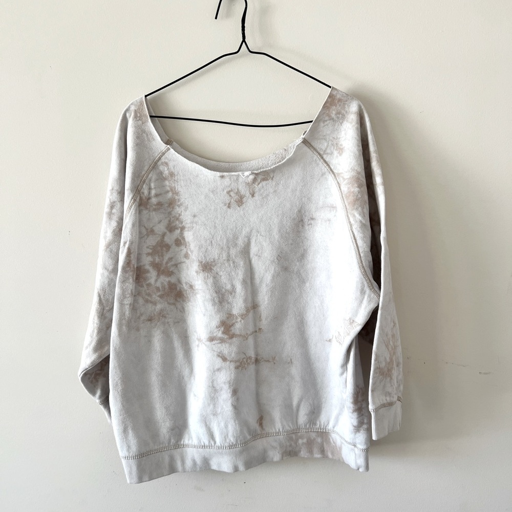 Ladies Large Tye Dye Cold shoulder top